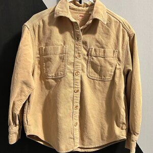 Levi's Women's Corduroy Shacket Button Down Size XS